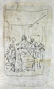 The Last Supper by Thomas Rowlandson